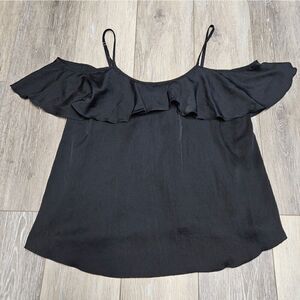 Victoria’s Secret Off Shoulder Ruffle Spaghetti Strap Tank Top Women's Small